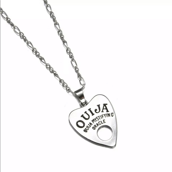 Silver Tone Ouijia Necklace - Picture 2 of 3